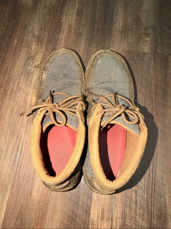 Twisted X Mens Driving Moc Chukka Brown Grey Leather EcoTWX Shoes Size 10.5W main image 7